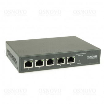 SW-5D-1 OSNOVO Коммутатор 2.5G Ethernet на 5 RJ45 портов