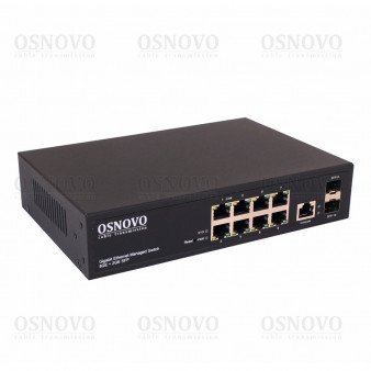 SW-70802/L2 OSNOVO Управляемый (L2+) коммутатор Gigabit Ethernet на 10 портов