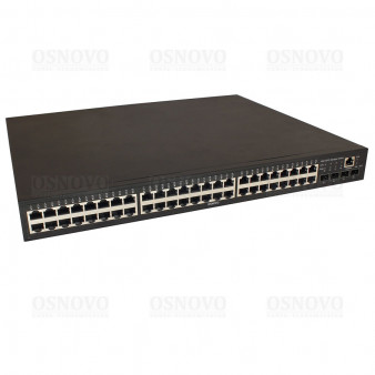 SW-74804/L OSNOVO Управляемый (L2+) коммутатор Gigabit Ethernet на 48 RJ45 + 4 x GE SFP порта