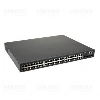 SW-48G4X-1L OSNOVO Управляемый L3 коммутатор Gigabit Ethernet на 48xRJ45 + 4x10G SFP+ Uplink