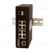 SW-70802/IL OSNOVO Промышленный управляемый (L2+) коммутатор Gigabit Ethernet на 8 GE Rj45 + 2 GE SFP порта