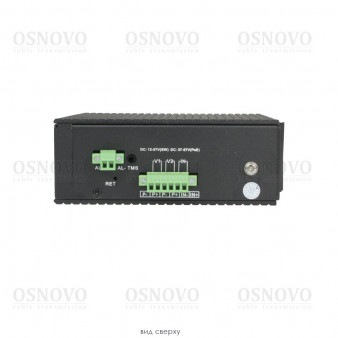 SW-70802/ILS OSNOVO Промышленный управляемый (L2+) коммутатор Gigabit Ethernet на 8GE RJ45 + 2 GE SFP порта