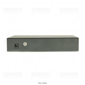 SW-5D-1 (60W) OSNOVO PoE коммутатор 2.5G Ethernet на 5 RJ45 портов