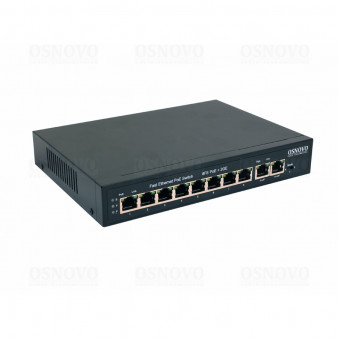 SW-20820 (120W) OSNOVO PoE коммутатор Fast Ethernet на 10 RJ45 портов