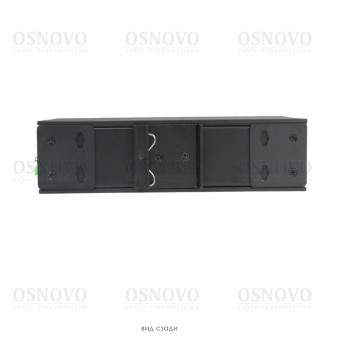 SW-80802/ILS (port 90W, 300W) OSNOVO Промышленный управляемый (L2+) HiPoE коммутатор Gigabit Ethernet на 8GE PoE + 2 GE SFP порта