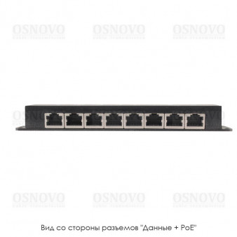 Midspan-8/P OSNOVO Пассивный PoE-инжектор Fast Ethernet на 8 портов