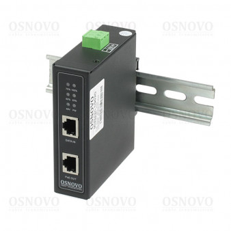 Midspan-1/903G OSNOVO Промышленный PoE-инжектор Gigabit Ethernet на 90W