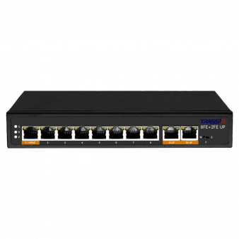 TR-NS1110-120-8POE TRASSIR коммутатор 10 канальный