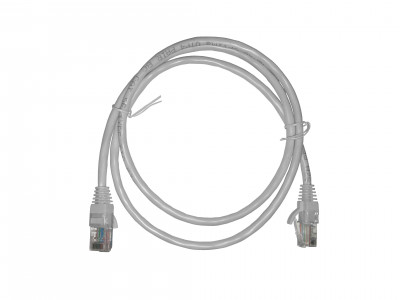 Патч-корд UTP4 cat 5e NETKO Optima, 1,0м, ВС, LSZH, белый, литой коннектор