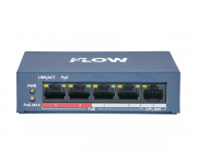 F-SW-EU205POE-V/L iFlow Неуправляемый L2 коммутатор на 4 порта, PoE, uplink