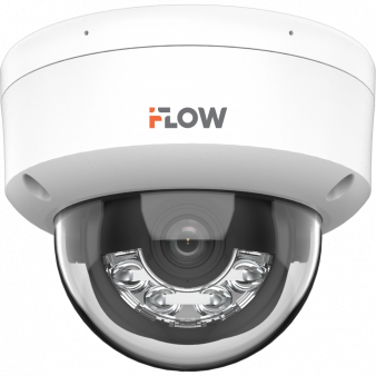 F-IC-2482C2MS(2.8mm) iFlow Купольная IP-камера, 8Мп, гибридная подсветка, SharpSense