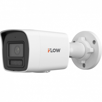 F-IC-2184CM(2.8mm) iFlow Цилиндрическая IP-камера, 8Мп, гибридная подсветка, BrightVu, SharpSense