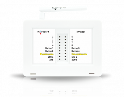 NV 8321WR Navigard Гибридный GSM хаб на 8/32 зоны со встроенным радиоприемником