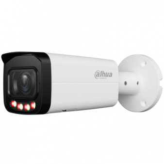 DH-IPC-HFW2449TP-ZAS-IL Dahua Уличная цилиндрическая IP камера, 2.7-13.5мм, ИК+LED, 4Мп, PoE