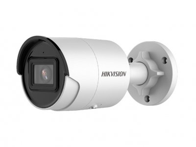 DS-2CD2023G2-IU(2.8mm)(D) Hikvision Уличная цилиндрическая IP камера, 2.8 мм, ИК, 2Мп, PoE, microSD,  микрофон