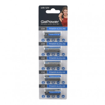 Элемент питания LR23 A23 12V BL5 GoPower