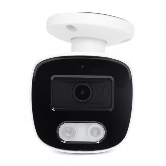 AC-IS502MF (2.8) Full Color Amatek Уличная цилиндрическая IP камера, 2.8мм, ИК+LED, PoE, 5Мп