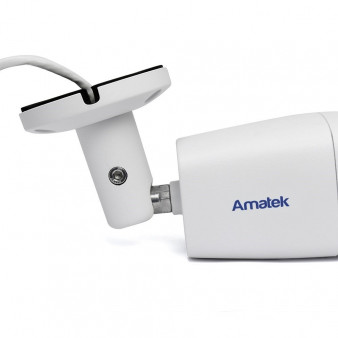 AC-IS502MF (2.8) Full Color Amatek Уличная цилиндрическая IP камера, 2.8мм, ИК+LED, PoE, 5Мп
