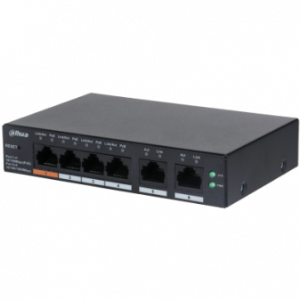 DH-CS4006-4ET-60 Dahua 4-портовый PoE коммутатор