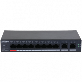 DH-CS4010-8ET-110 Dahua 8-портовый PoE коммутатор