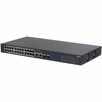 DH-CS4226-24ET-375 Dahua 24-портовый PoE коммутатор