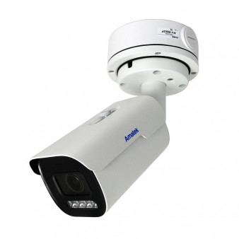 AC-IS505ZS Amatek Уличная цилиндрическая IP камера, 2.7-13.5мм, 5Мп, ИК+LED, PoE, microSD, микрофон