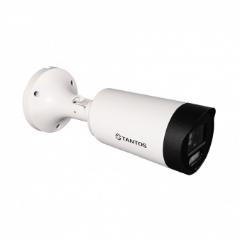 TSi-Pn655VZ 5-50 Tantos Уличная цилиндрическая IP камера, 5-50мм, 6Мп, ИК, PoE, microSD, микрофон