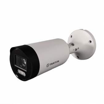 TSi-Pn655VZ 5-50 Tantos Уличная цилиндрическая IP камера, 5-50мм, 6Мп, ИК, PoE, microSD, микрофон