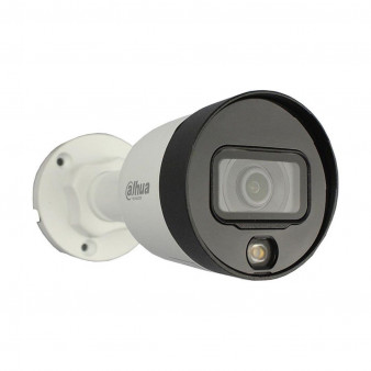 DH-IPC-HFW1239S1P-LED-0360B-S6 Dahua Уличная цилиндрическая IP камера, 3.6мм, 2Мп, PoE, LED