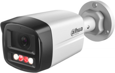DH-IPC-HFW1239TL1P-A-IL-0360B Dahua Уличная цилиндрическая IP камера, 3.6мм, LED+ИК, 2Мп, PoE, микрофон