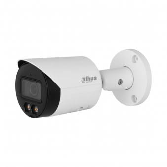 DH-IPC-HFW2249SP-S-LED-0280B Dahua Уличная цилиндрическая IP камера, 2.8мм, LED, 2Мп, PoE, микрофон
