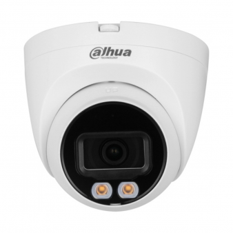 DH-IPC-HDW2249TP-S-LED-0280B Dahua Купольная уличная IP-камера, 2.8мм, 2Mп, LED, PoE, микрофон, microSD