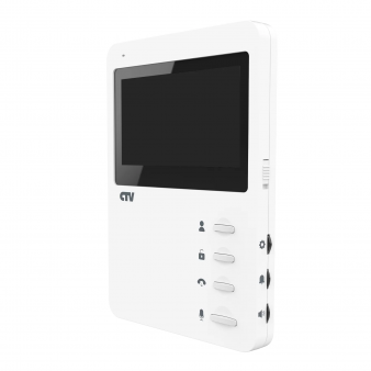 CTV-DP1400N (белый+серебро) Комплект аналогового видеодомофона