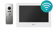 KIT Cloud 7 (белый+серебро) CTV Комплект аналогового видеодомофона