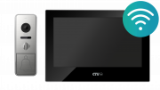 KIT Cloud 7 (черный+серебро) CTV Комплект аналогового видеодомофона