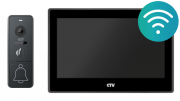 KIT 5702 NG (черный+графит) CTV Комплект аналогового видеодомофона