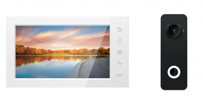 Amelie HD X kit (White) Tantos Комплект видеодомофона