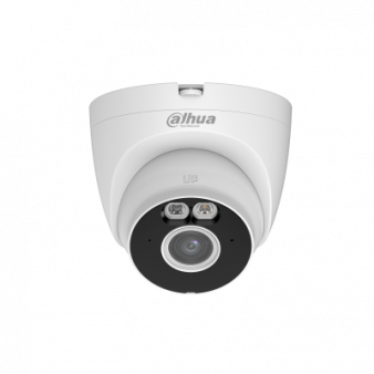 DH-IPC-T2AP-PV-0280B Dahua Купольная уличная IP-камера, 2.8мм, 2Mп, ИК+LED, микрофон, динамик