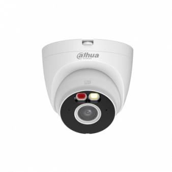 DH-IPC-T2AP-PV-0360B Dahua Купольная уличная IP-камера, 3.6мм, 2Mп, ИК+LED, микрофон, динамик