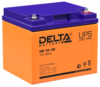 HR 12-40 DELTA battery Аккумулятор 12В 45 А/ч