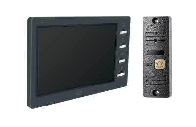 CTV-DP3702 Gamma (графит+серебро) Комплект видеодомофона