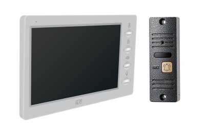 CTV-DP3702 Gamma (дымка+серебро) Комплект видеодомофона
