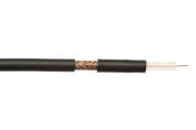 Кабель коаксиальный RG-59 B/U MIL17 экран 112%, черный, 100 м, Eletec (03-010)