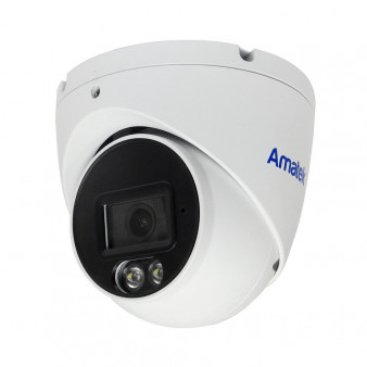 AC-IDV502MFSX (2.8) Amatek Купольная антивандальная IP камера, 2.8мм, 5Мп, ИК+LED, POE, микрофон, microSD