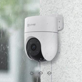 CS-H8с (3MP, 4G) EZVIZ Поворотная IP-камера, 4мм, 3Мп, микрофон+динамик, MicroSD, ИК