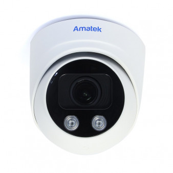 AC-IDV503ZAS Amatek Купольная антивандальная IP камера, 2.7-13.5мм, 5Мп, ИК+LED, PoE