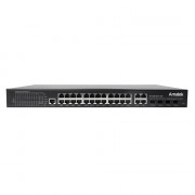 AN-SGM28P24-400 Amatek 28-портовый гигабитный управляемый L2 коммутатор с HiPoE до 400Вт