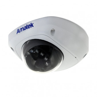 AC-IDV419PX Amatek Купольная антивандальная IP камера, 2.8мм, 4Мп, ИК, PoE, микрофон
