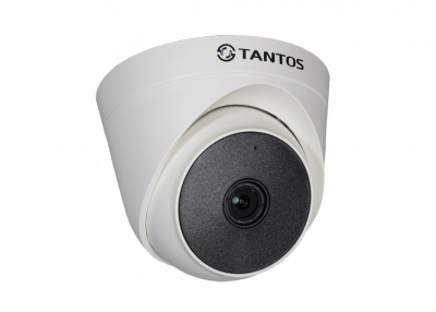 TSc-E2HDf TANTOS Купольная внутренняя мультиформатная MHD (AHD/CVI/CVBS/TVI) видеокамера, обьектив 2.8мм, Ик, 2Мп