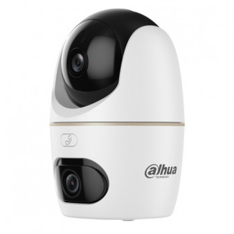 DH-IPC-H3DP-3F-0360B Dahua Компактная поворотная IP-камера, 3.6мм, 3Mп, Wi-Fi, два объектива